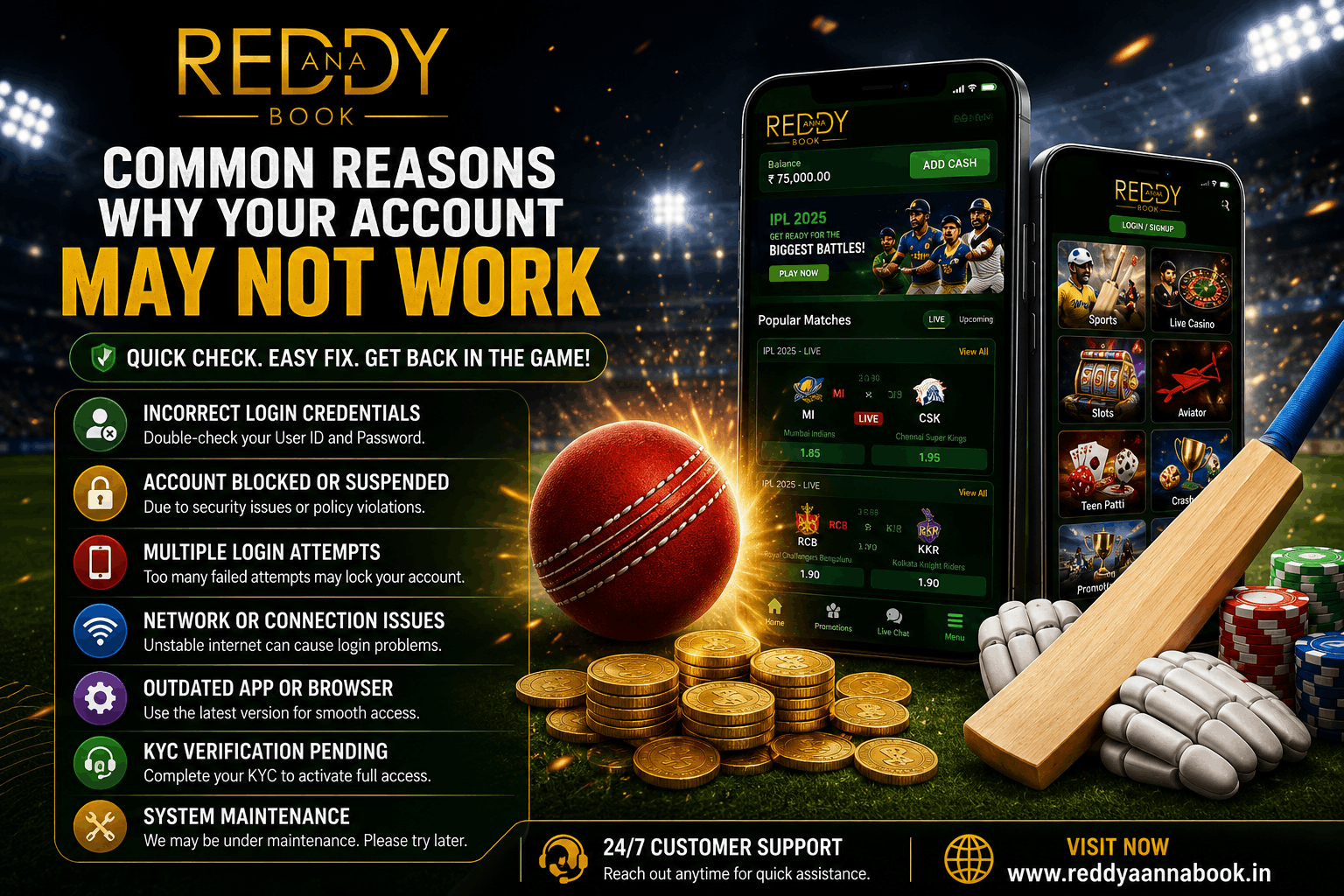 Reddy anna book Your Account May Not Work