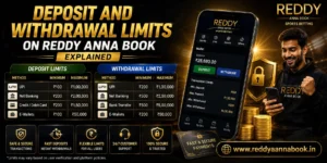 Withdrawal Limits on Reddy Anna Book