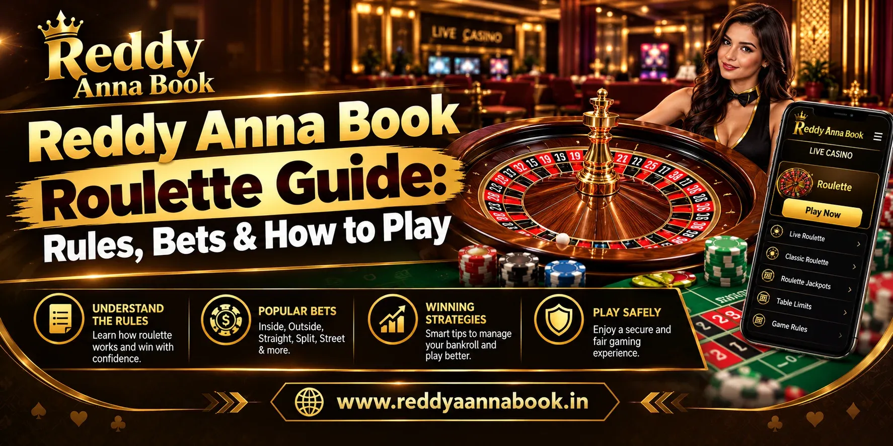 Reddy Anna Book Roulette Guide Rules, Bets & How to Play
